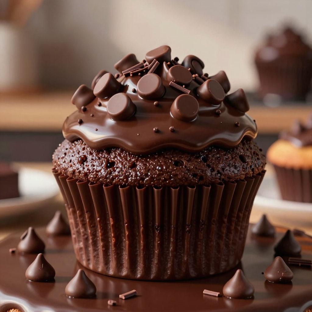 Шоколадный вулкан